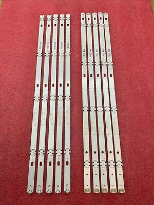 Full set LED Strip For LG 55UJ6300-UA 55UK6100YVA 55UK6100PLB