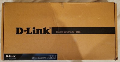 D-Link Web Smart 24-Port Gigabit Smart Managed Switch P/N: DGS-1210-28MP