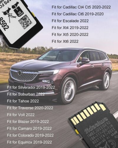 BRAND NEW MAP UPDATE GPS Navigation SD Card 85618592 GM GMC CHEVY CADILLAC BUICK - Picture 3 of 3