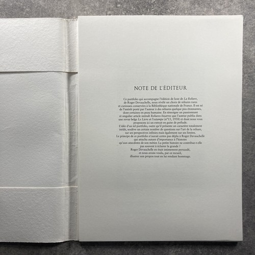 ROGER DEVAUCHELLE. LA RELIURE. RECHERCHES HISTORIQUES. EDITIONS FILIGRANES. 1995 - Picture 15 of 24