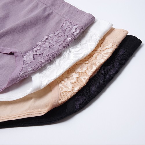 4PCS Seamless Full Brief Undies High-waist Mum Woman Panties Underwear - Picture 10 of 26