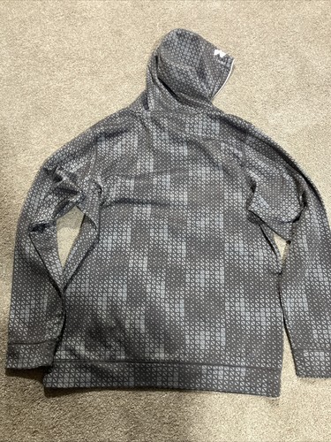 Under Armour Ferris State Bulldogs Hockey Gray Adult Size S Hooded Sweatshirt - Picture 3 of 3