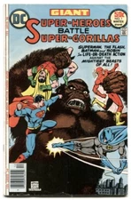 Super-Heroes Battle Super-Gorillas #1 1976- DC Giant VG