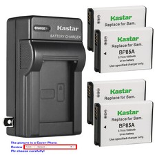 Kastar Battery AC Wall Charger for EA-BP85A BP-85A  Samsung EC-SH100ZBPRUS