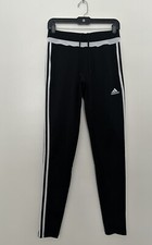 Adidas Womens Track Pants size S Classic Three Stripes Athletic Gym Workout