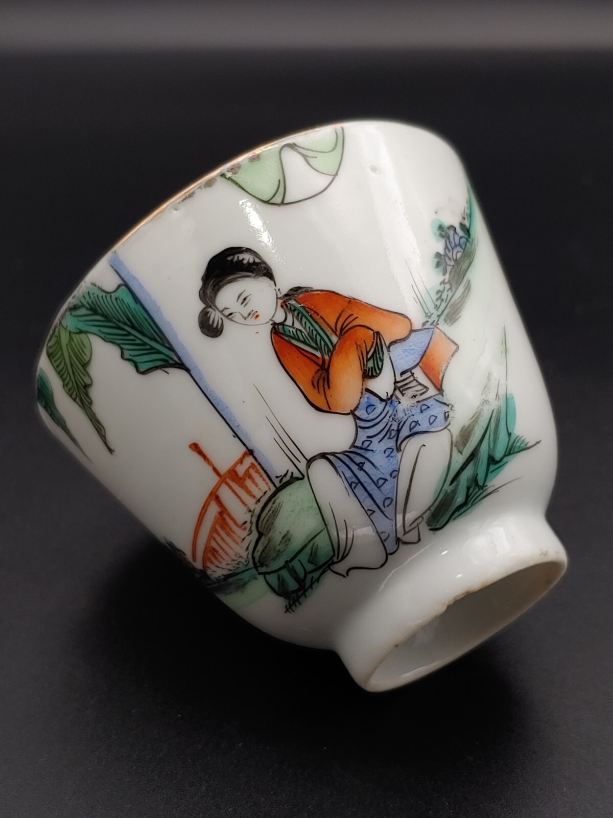 ⑦天目　窯変　曜変　ぐい呑　酒器　虹彩　作者不明 GR8FUL D】①天目 窯変 曜変 ぐい呑 酒器 虹彩 作者不明 GR8FUL D】①