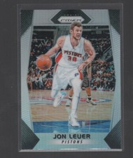 JON LEUER 2017-18 PANINI PRIZM SILVER PRIZMS CARD #178 