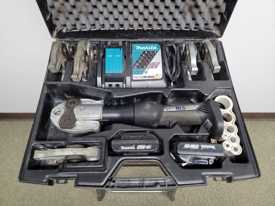 ZoomLock RLS Makita Klauke Crimping Tool Kit with 6 Jaws 1/4" To 7/8" eBay