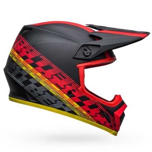 Casco offset BELL MX-9 millas todoterreno/MX/ATV/Motocross/Dirt Bike 713630* - Imagen 4 de 33