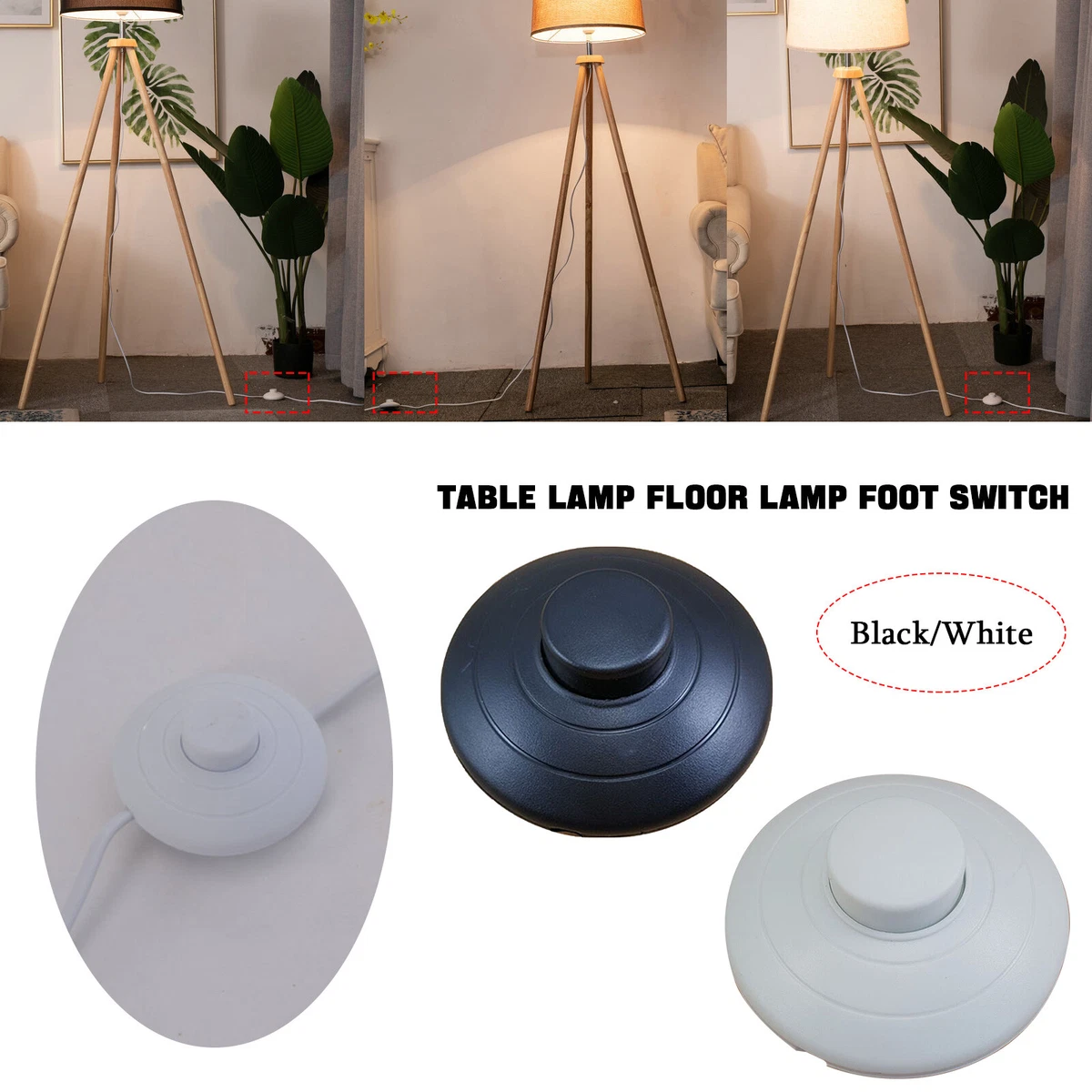 Standard lamp cheap foot switch