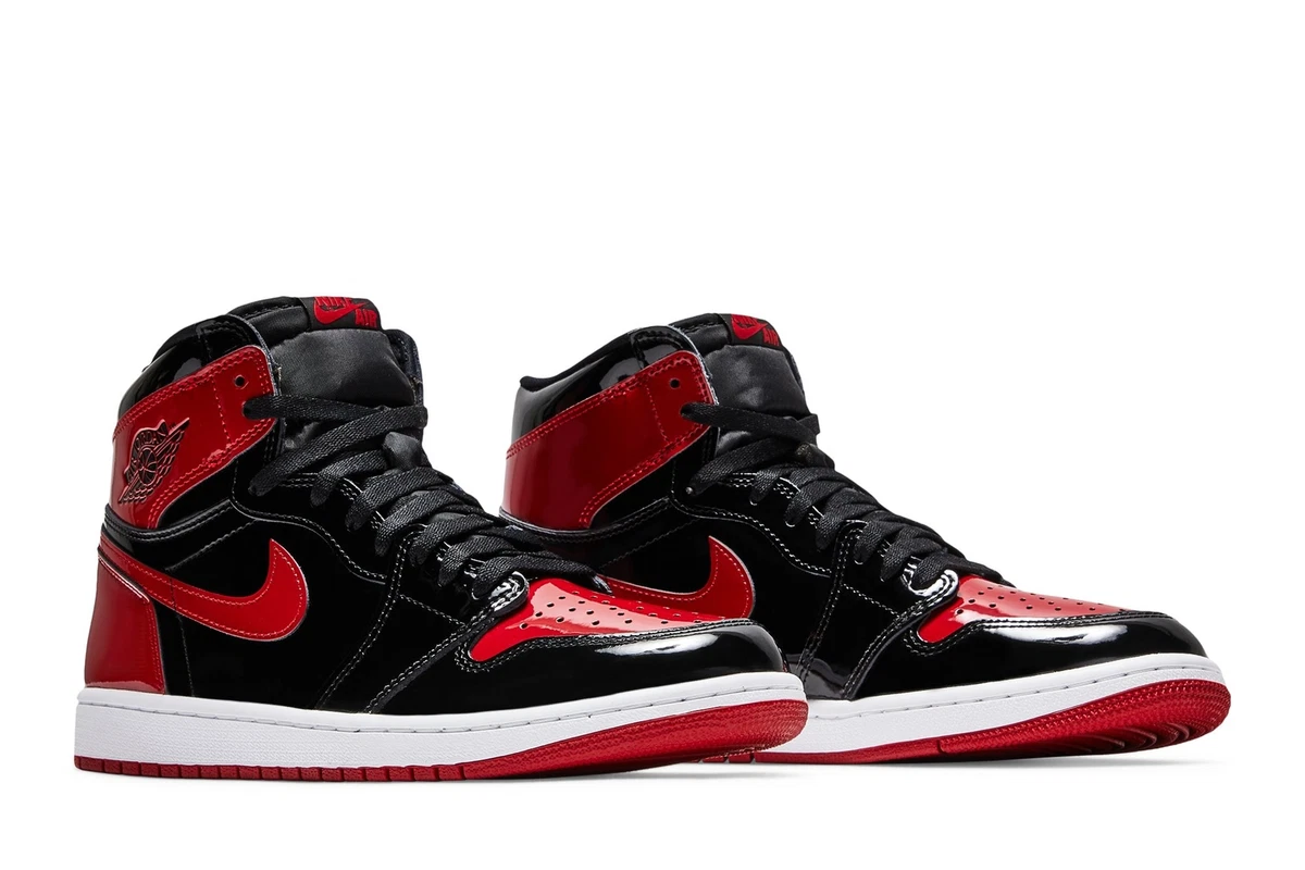 Jordan 1 Retro OG High Patent Bred for Sale | Authenticity