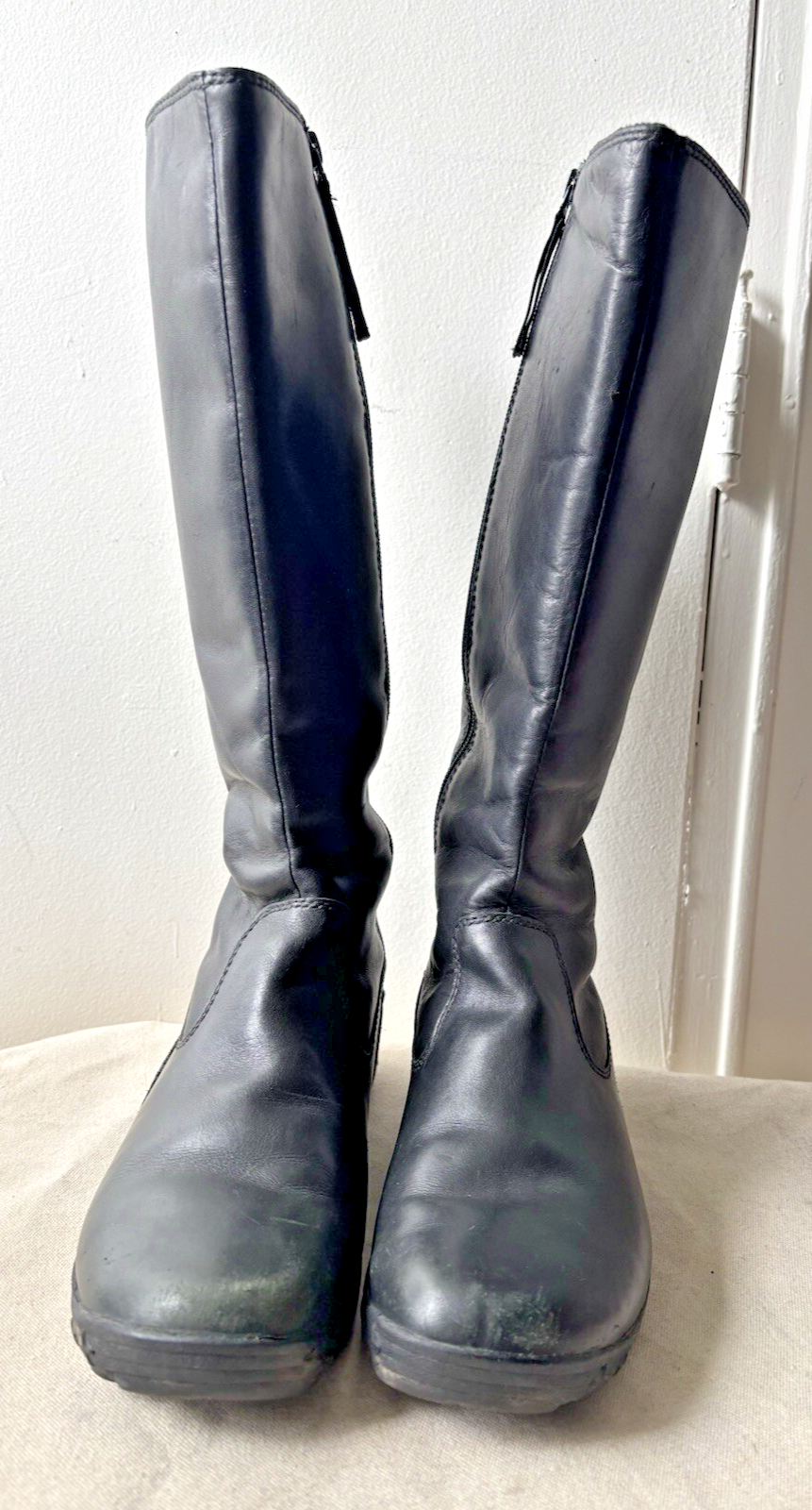 Stivali donna Merrell in pelle Saratov neri taglia 8 5 impermeabili Primaloft Polartec