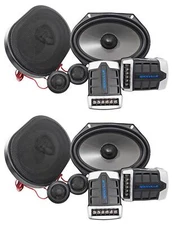 2 Pairs Rockville RV68.2C 6x8/5x7 Component Car Speakers 1800 Watts/340w RMS CEA
