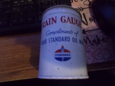 Vintage Standard Oil Man Rain Gauge good condition