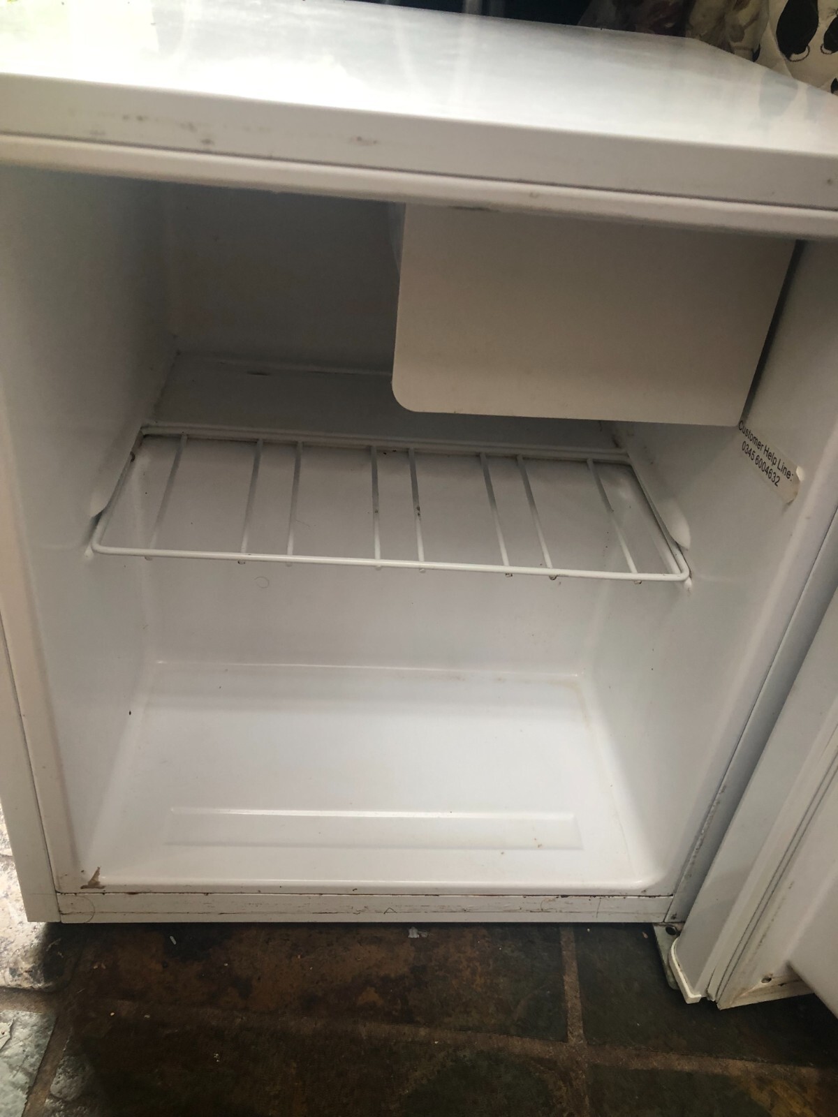 Argos small table top fridge white eBay