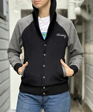 Stussy Wool Two Tone Navy Varsity Jacket Coat Shawl Collar Women’s Xs