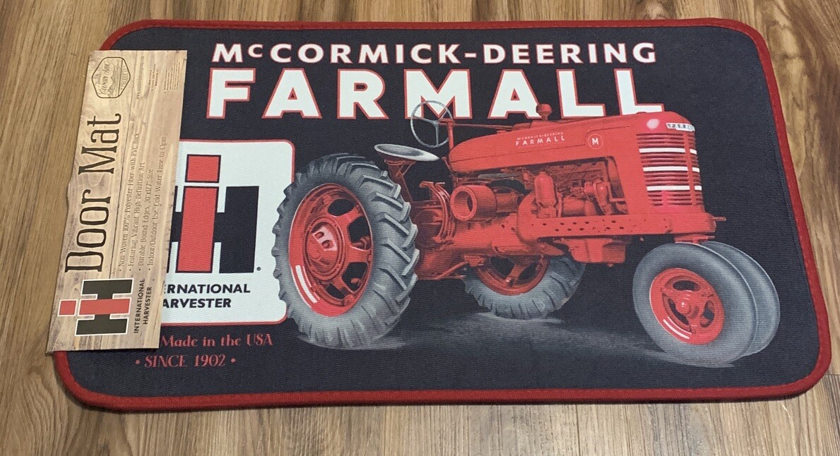 IH McCormickDeering Farmall M Tractor Door Mat 30” X 17.7” eBay
