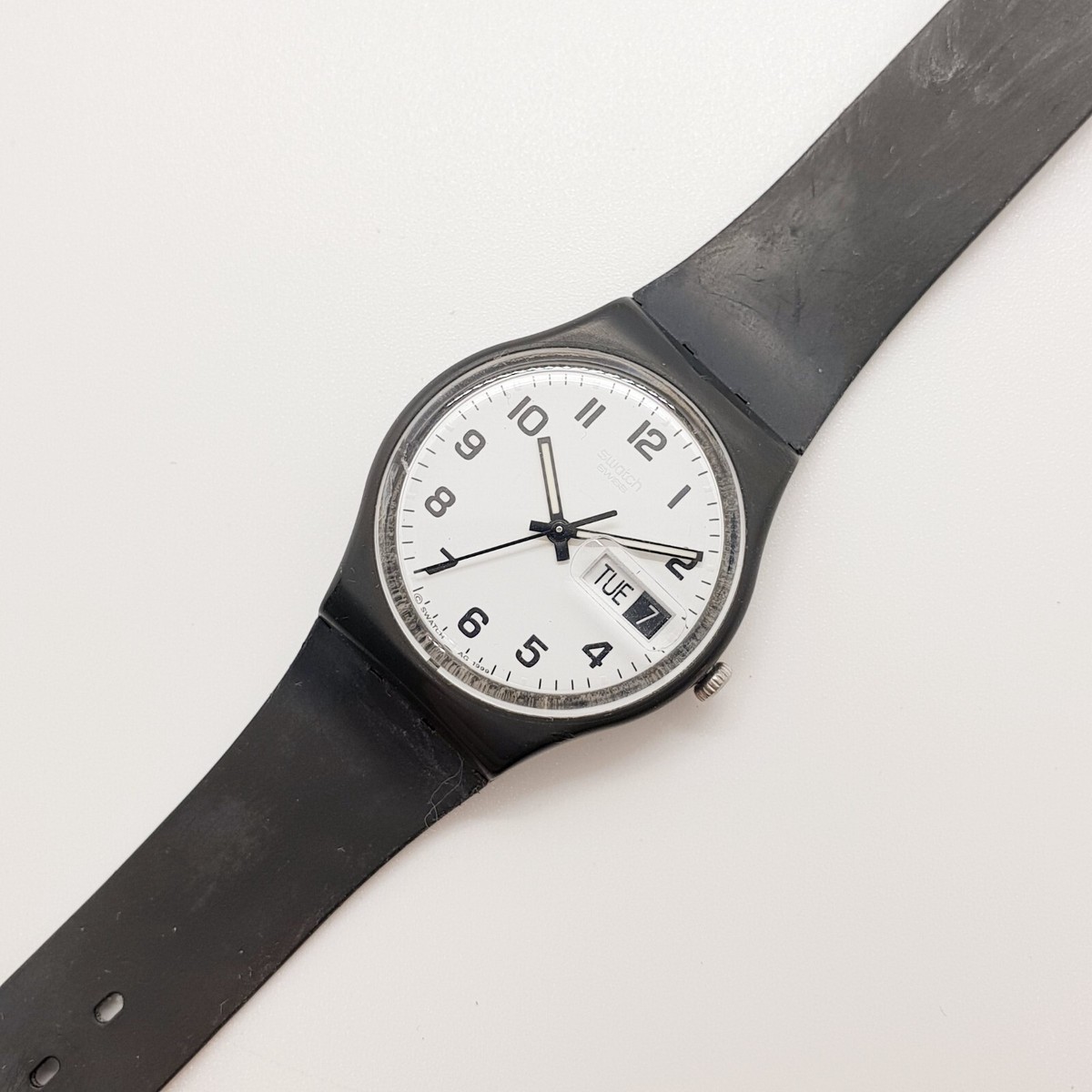 【未使用品】SWATCH 初代 BLACK MOTION Vintage 未使用品】SWATCH 初代 BLACK MOTION Vintage