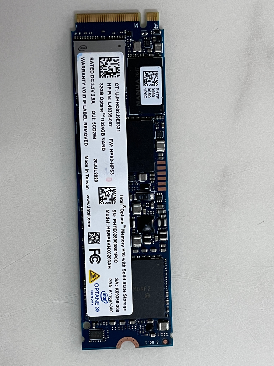 Intel Optane™HBRPEKNX0203AH 1TB SSD M.2 2280 NVMe Memory H10 with