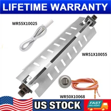 WR51X10055 Refrigerator Defrost Heater Replaces WR55X10025 Temperature Sensor US