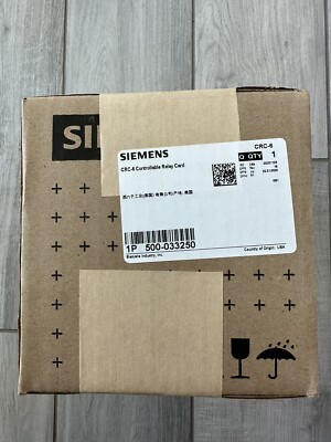 BRAND NEW SIEMENS CRC-6 Fire Alarm Control Relay Card 500-033250 FREE SHIPPING