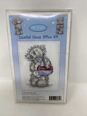 Anchor Me To You Counted Cross Stitch (TT13) Schokoladenschachtel 11 x 8 cm Mäntel Neu