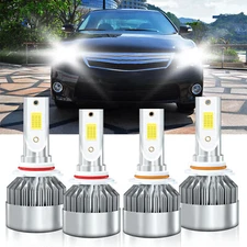 For Toyota Camry 1992-2006 Combo 9005+9006 LED Headlight Bulbs High Low Beam