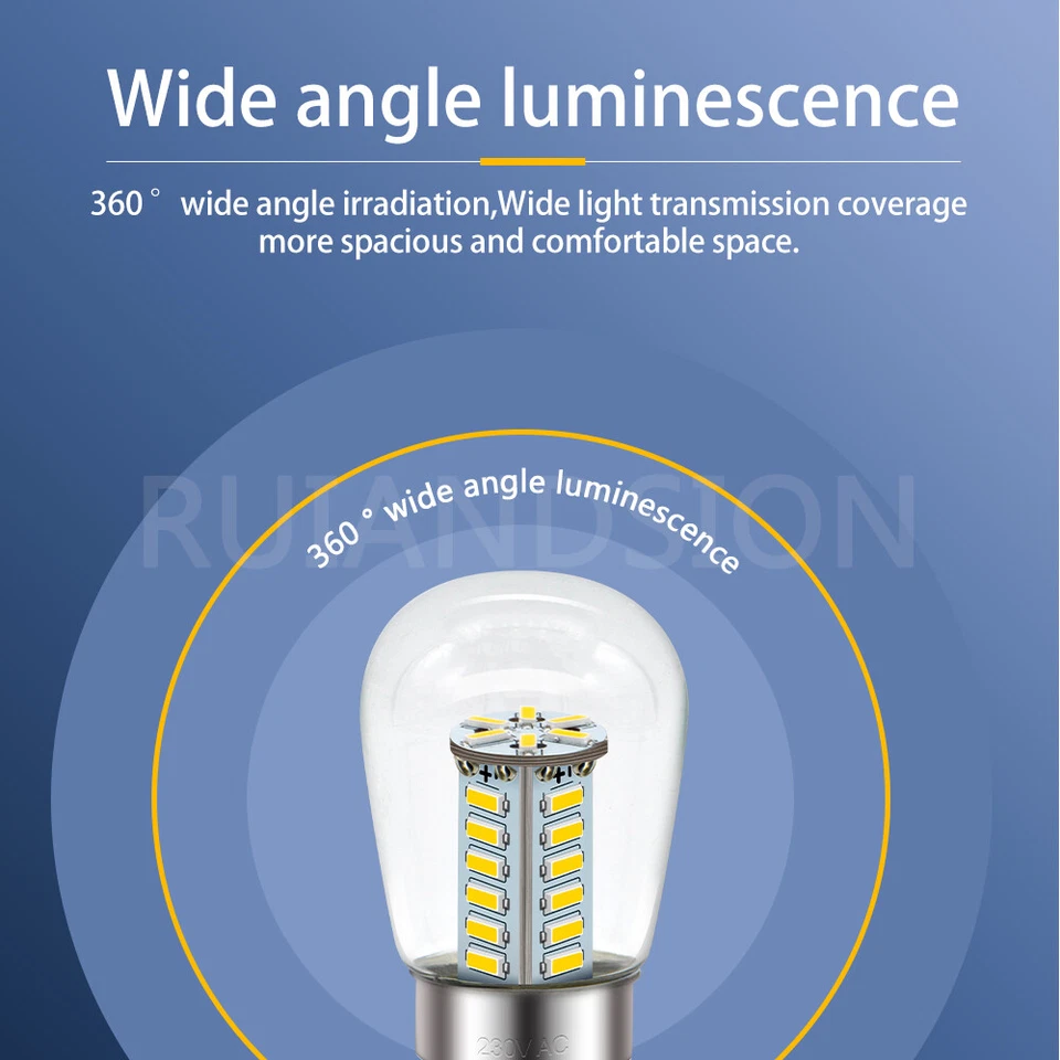 E14 3014 30 LED Lampe Suspension Ampoule Hotte Aspirante 230V 3000K Blanc Chaud - Photo 4/4