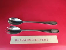 Salad Service Model Palermo 25.5 cm Good Condition Silver Plated