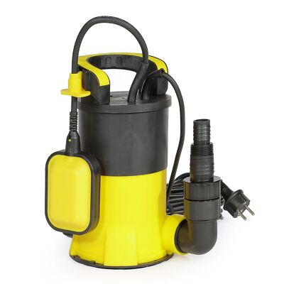 Wiltec flachsaugende Tauchpumpe Schwimmer 850W Tiefbrunnenpumpe Flachsaugerpumpe