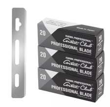 For Feather Artist Club Pro Razor Blades 60 Count 3 Packs Of 20 Blades