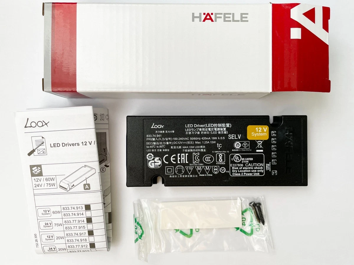 Hafele 12v outlet led lights