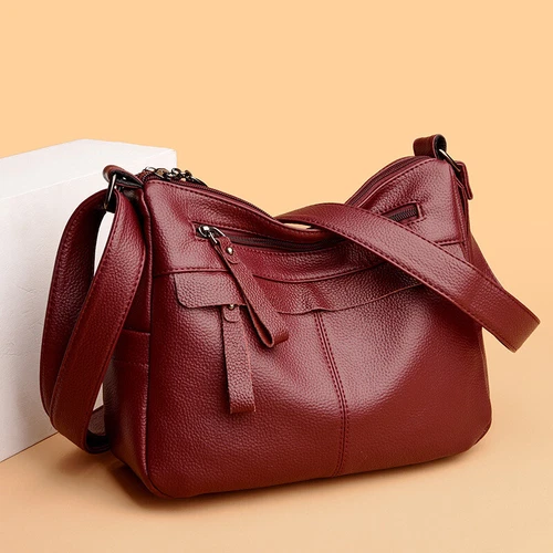Women Faux Leather Shoulder Bag Tote Purse Handbags Messenger Crossbody Satchel - Bild 7 von 15