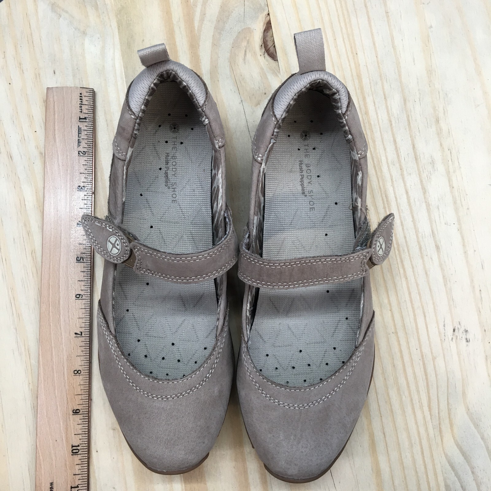 Hush Puppies Shoes Womens 7 Mary Jane Strap Flats 052… Gem