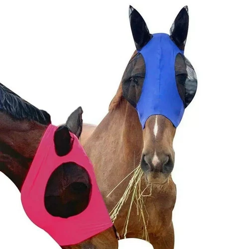 Anti-mosquito horse hood protection and breathable insect mosquito horse mask UV - Picture 11 of 33
