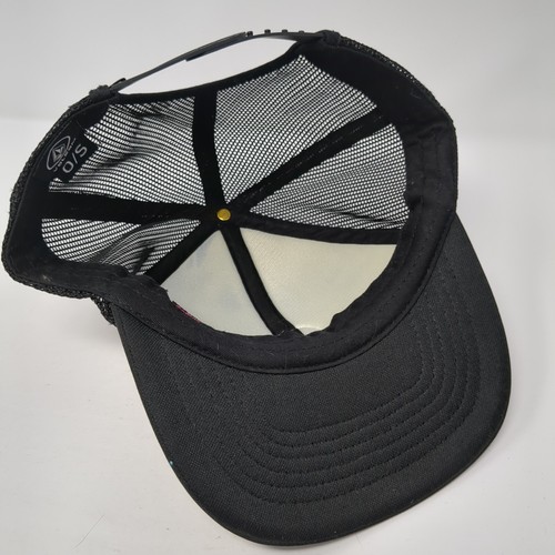 Volcom Stone Patch Snapback Trucker Hat Black One Size Solid 6 Panel - Picture 7 of 9