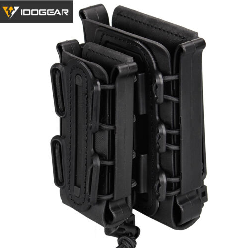 IDOGEAR Military 5.56 Magazine Pouch Mag Carrier Mag Pouch Holder MOLLE 9mm - Picture 21 of 26