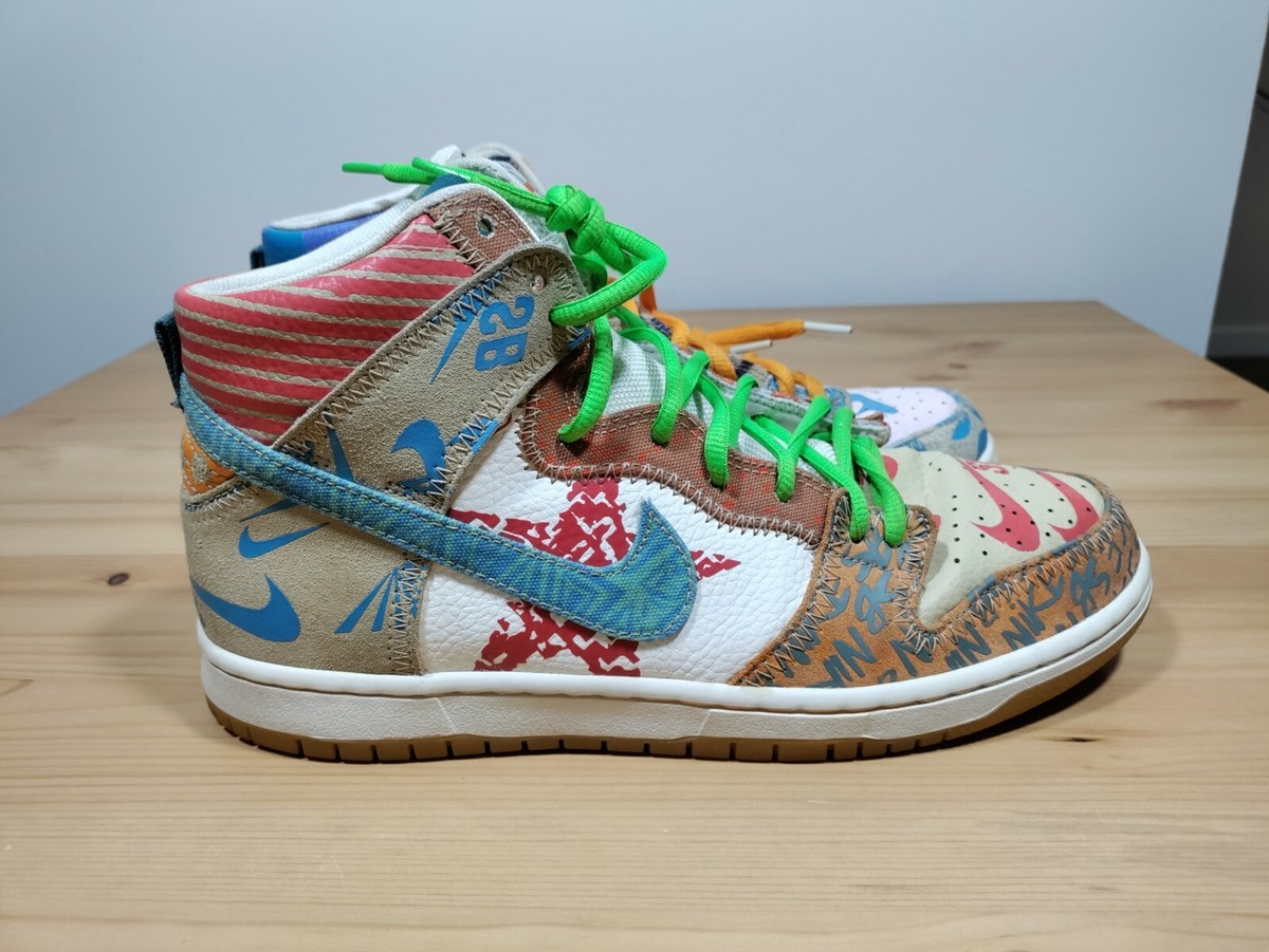 Size 10 - Nike SB Dunk High Thomas Campbell What The 2017 Size 10 - Nike SB Dunk High Thomas Campbell What The 2017