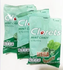 3 x Clorets Actizol Plus Cool Mint Candy Flavored Freshness 30g