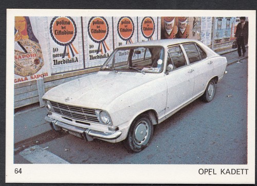 Americana München 1970 Karte - Motor Cars - Nr 64 - Opel Kadett