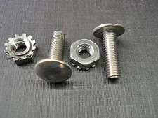 10 pc 10-32 x 5/8"  bicycle fender stainless rivet screws Schwinn Stingray Krate