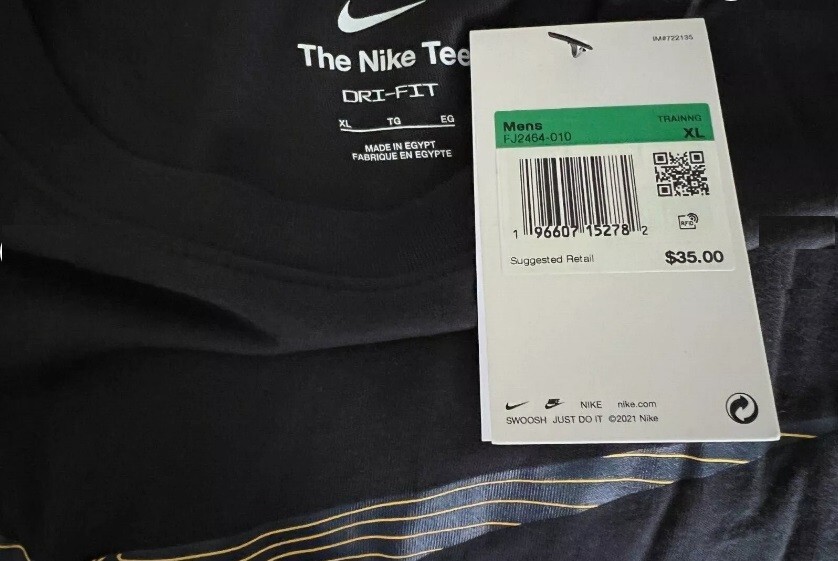 Nike Dri-FIT Swoosh Short Sleeves Men's Sz S - M - L - XL - 2XL T