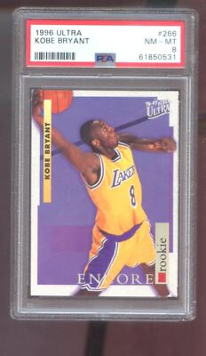 1996-97 Fleer Ultra Encore 266 Kobe Bryant ROOKIE RC PSA 8