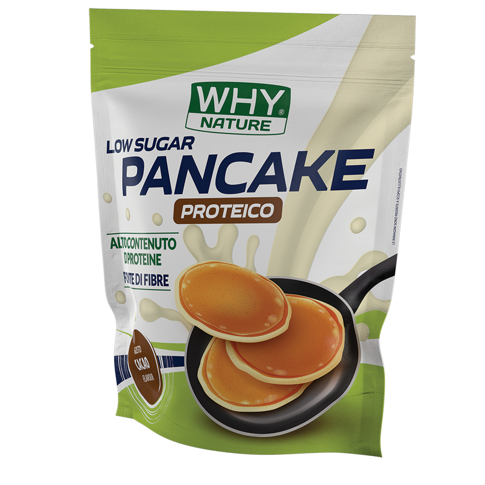 WHY Nature Pancake Proteico 1kg Low Sugar - Colazione Proteica TOP