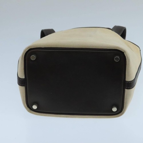 Auténtico bolso de mano de lona beige Hermès Picotin - Imagen 9 de 19