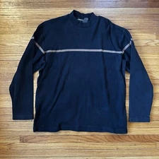 Claiborne basic cotton long sleeve mock neck shirt