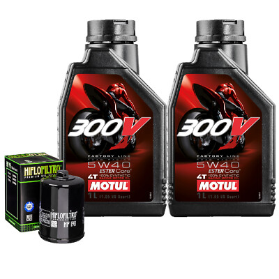 Set Service Öl Motul 300V 5W40 Für Victory Magnum� 2016>2017