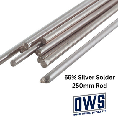 Silberlot Silverflo 55 x 1,5 mm Durchmesser x 250 mm Silver-flo Silver flo 55% x1 Stab