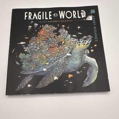 Kerby Rosanes Fragile World Coloring Book 2021 Trade Paperback Illustrated Art 