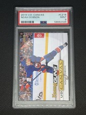 2019-20 Upper Deck Series 2 Hockey Noah Dobson Young Guns Canvas PSA 9 - C218